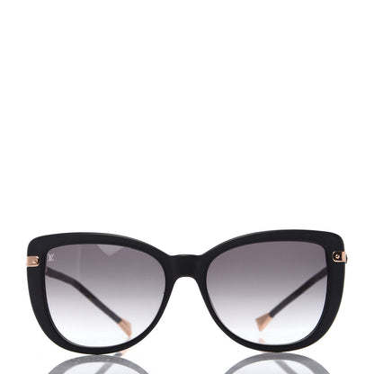 Louis Vuitton Monogram Acetate Charlotte Sunglasses Z0781E Black 2 of 9