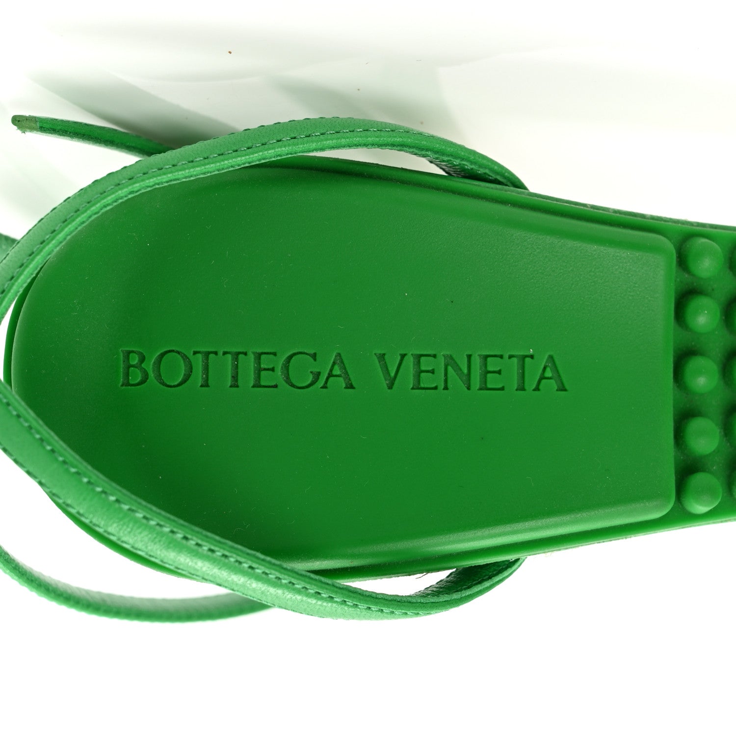 Bottega Veneta Lambskin Dot 90mm Sandals 39 Grass 15 of 18