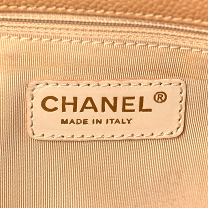 Chanel Caviar Quilted Grand Shopping Tote GST Dark Beige 5 of 11