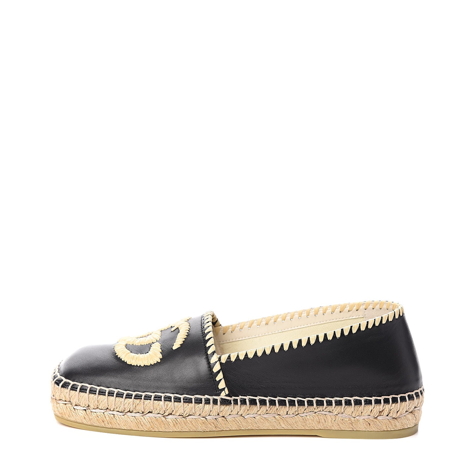 Gucci Nappa GG Marmont Espadrilles 36 Black 1 of 10