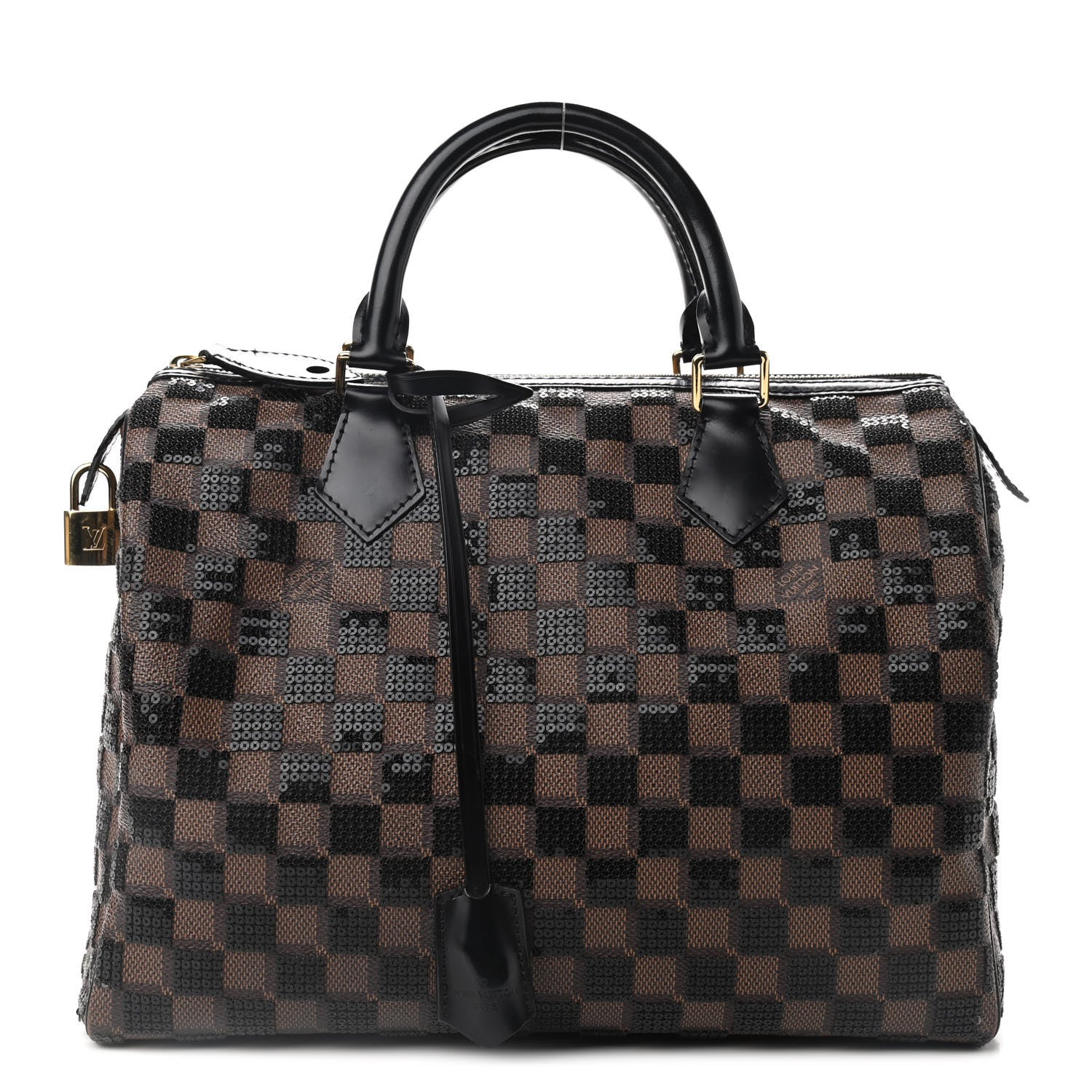 Louis Vuitton Damier Paillettes Speedy 30 Black 1 of 11