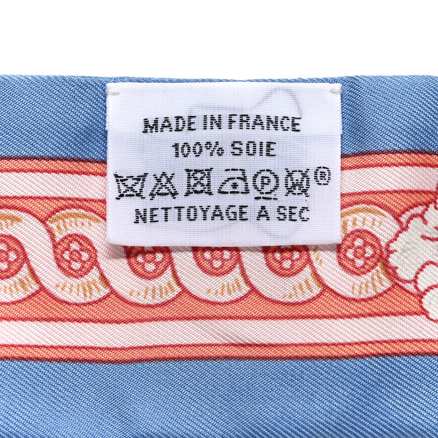 Silk Bride De Cour Twilly Blue Jean Rose White