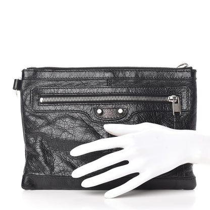 Balenciaga Agneau Arena Classic Hardware Small Clip Black 2 of 7