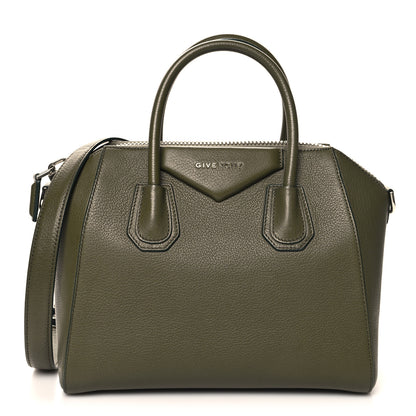 Givenchy Sugar Goatskin Small Antigona Dark Khaki 1 of 10