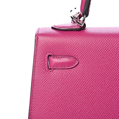 Hermes Epsom Kelly Sellier 25 Rose Pourpre 15 of 41