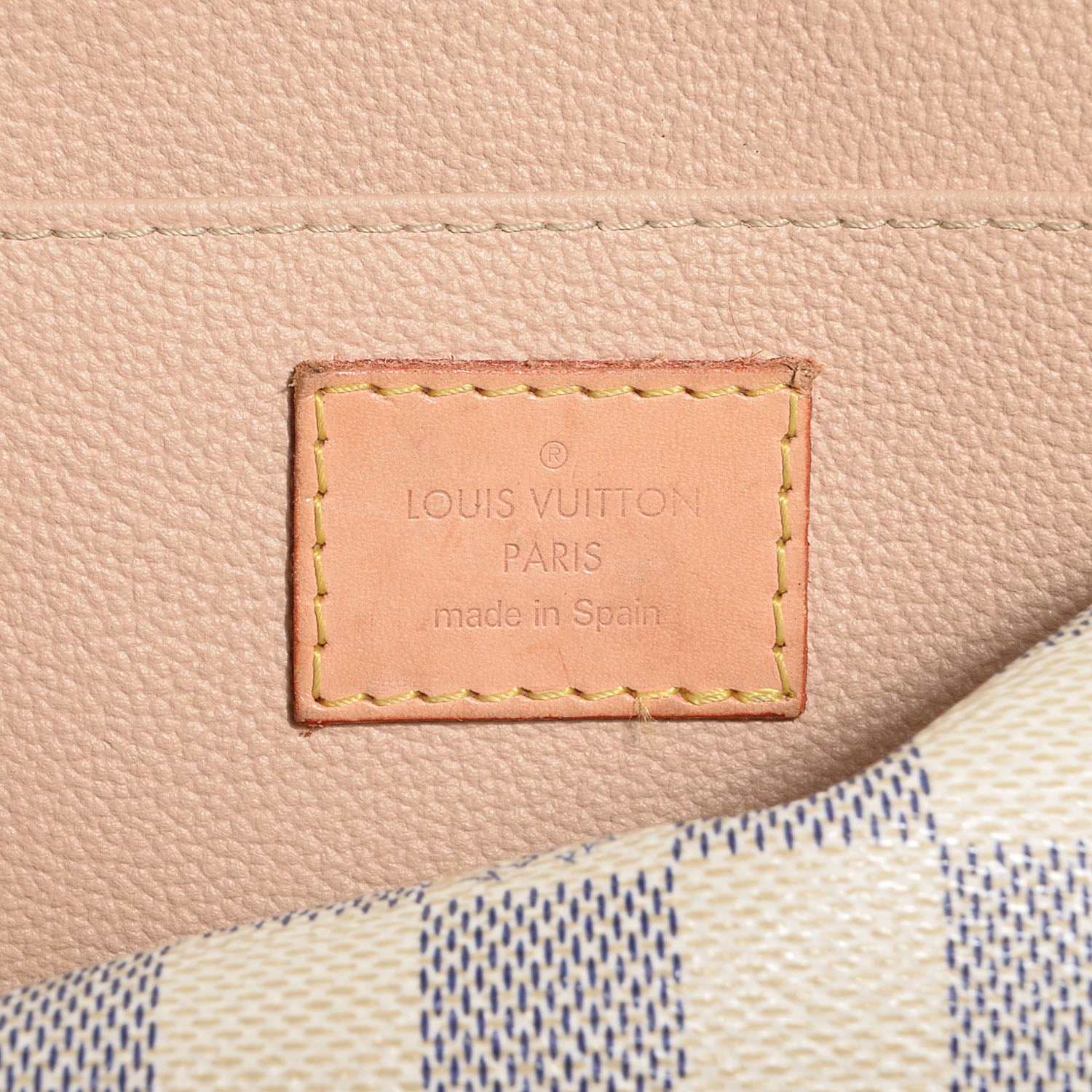 Louis Vuitton Damier Azur Cosmetic Pouch 6 of 7