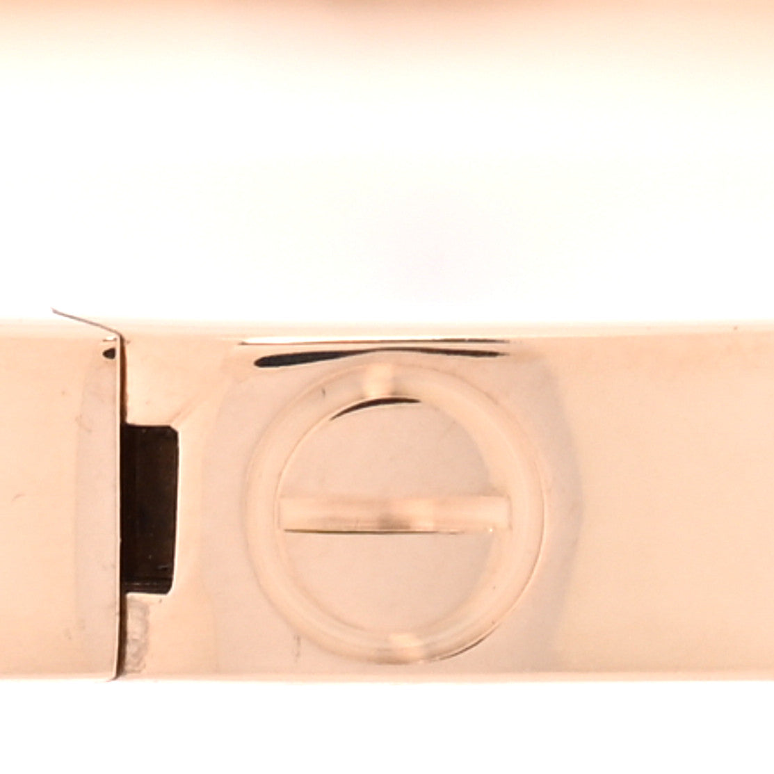 18K Pink Gold Small LOVE Bracelet 17