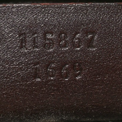 Gucci Guccissima Medium Horsebit Chain Hobo Dark Brown 7 of 12