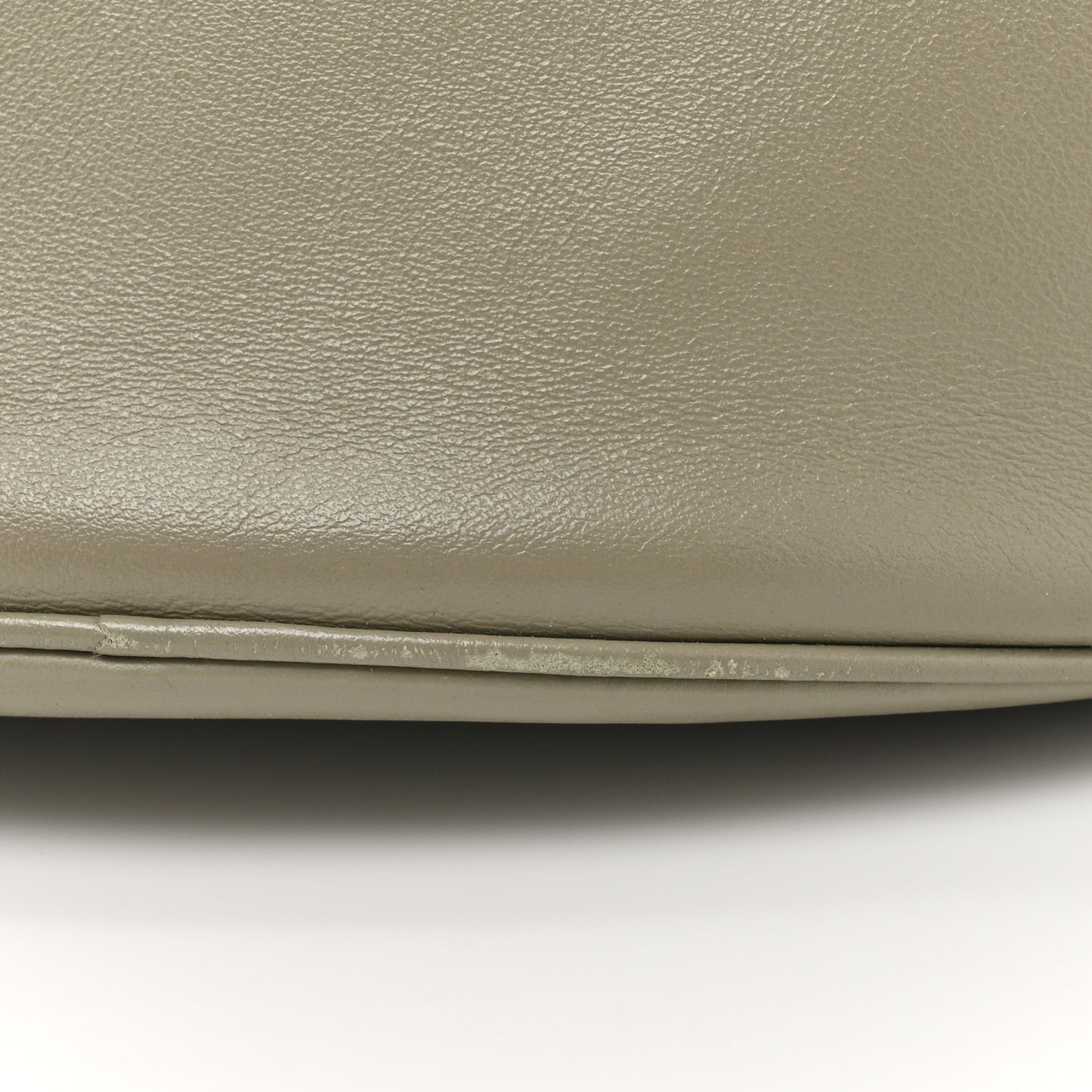 Smooth Calfskin Bucket 16 Bag  Green Clay