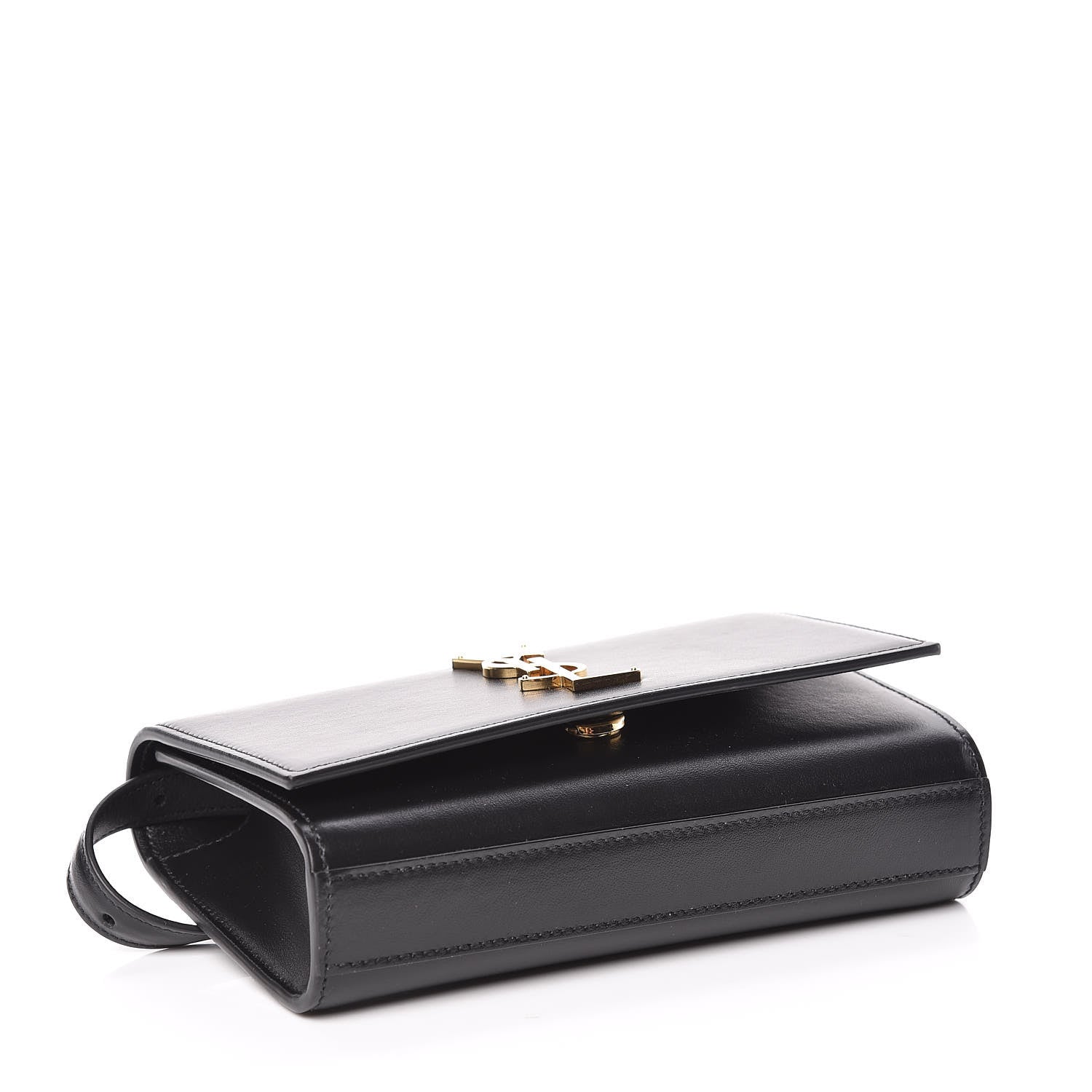 Saint Laurent Smooth Calfskin Monogram Kate Belt Bag Black 4 of 9