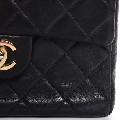 Chanel Lambskin Quilted Mini Square Flap Black 13 of 13