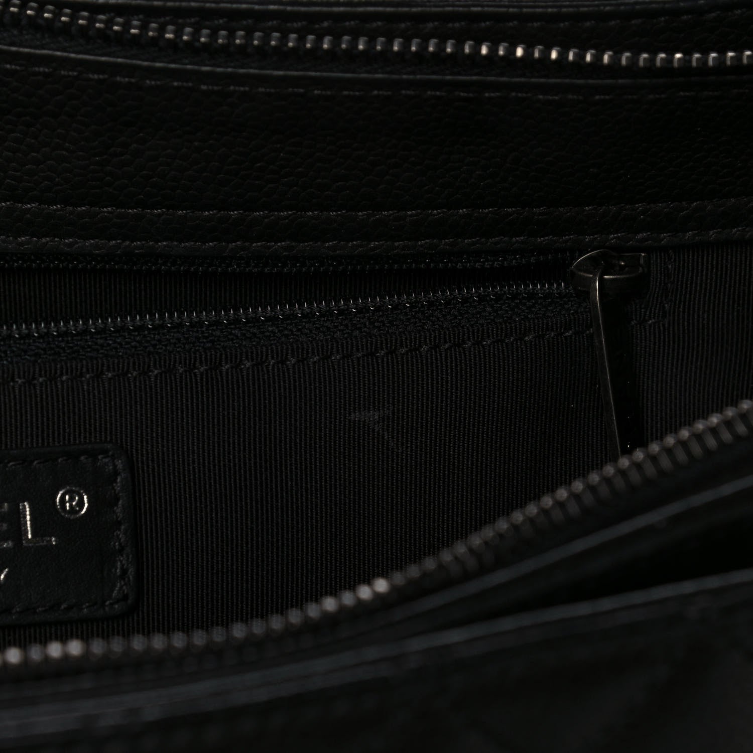 Chanel Caviar Quilted Medium Rock In Rome Tote Black 11 of 11