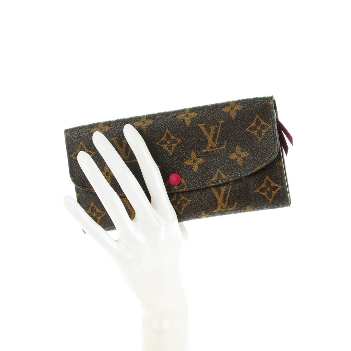 Monogram Emilie Wallet Fuchsia