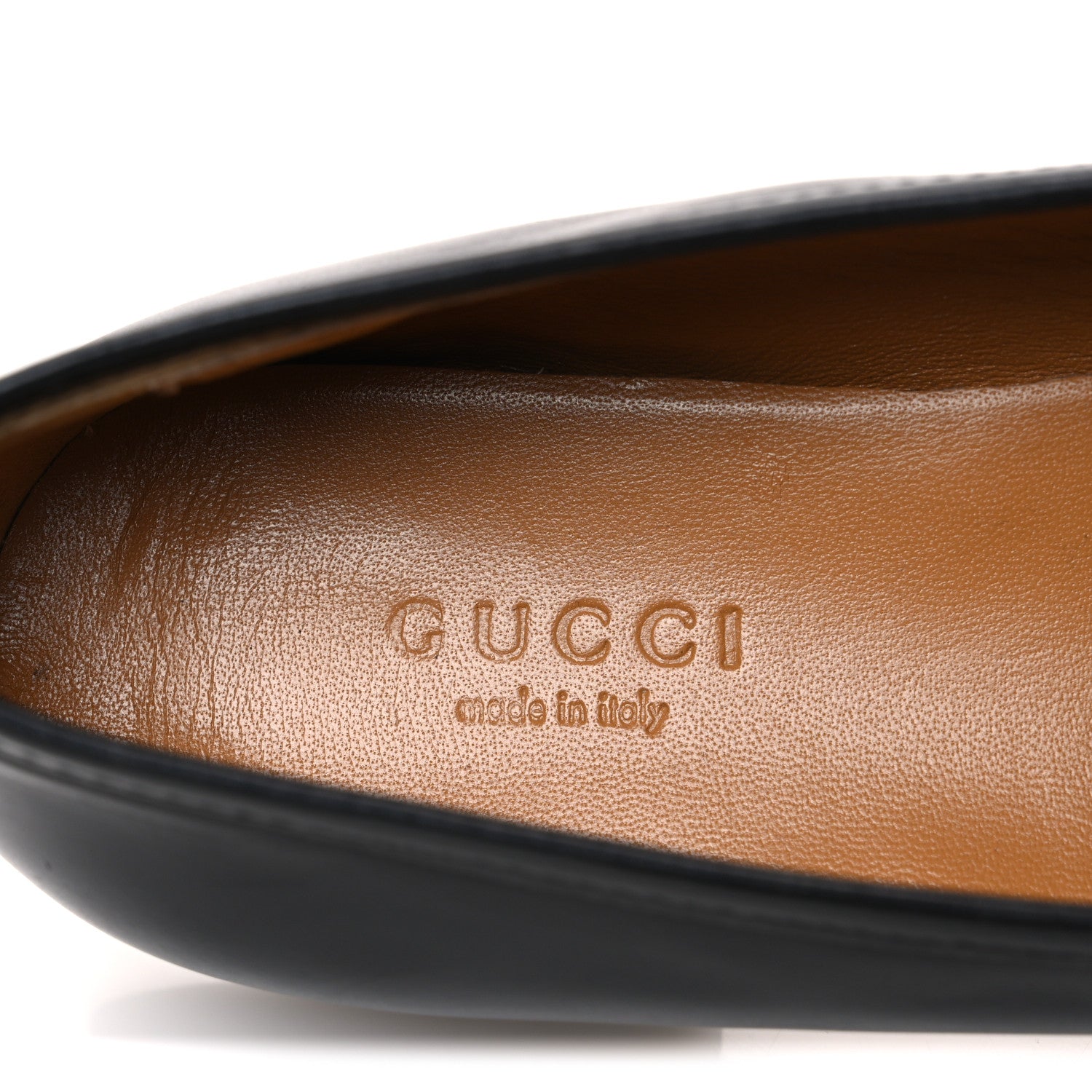 Gucci Calfskin Womens Jordaan Loafers 35.5 Black 9 of 11