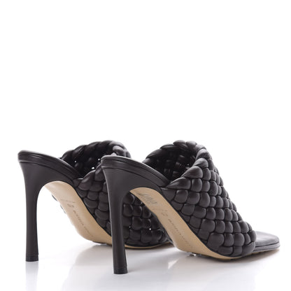 Bottega Veneta Nappa Padded Intreccio The Curve Sandals 40.5 Black 4 of 9