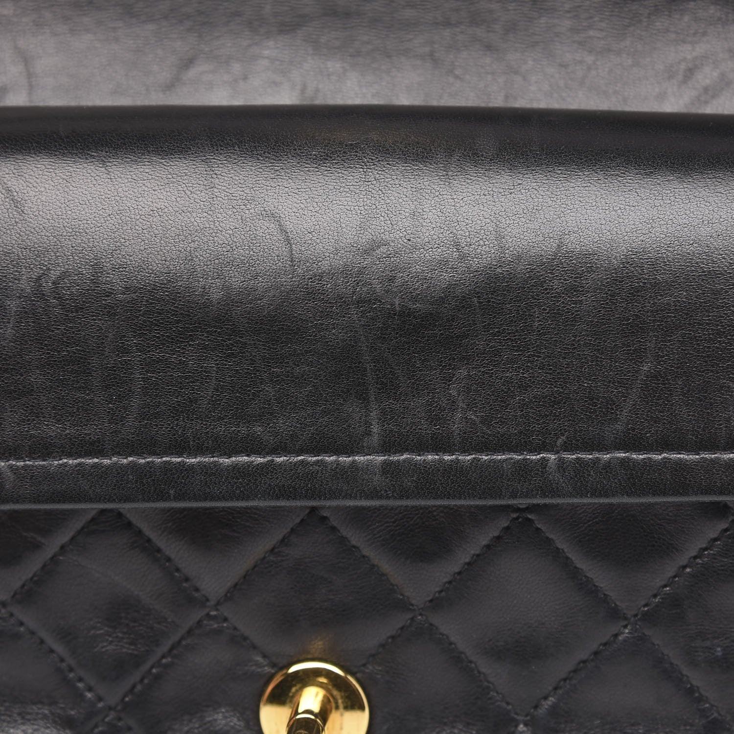 Chanel Lambskin Quilted Small Double Flap Black 12 of 16