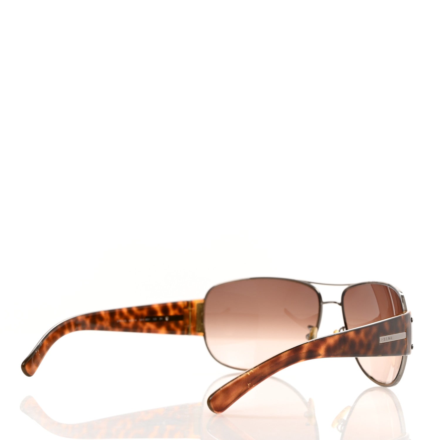 Prada Aviator Sunglasses SPR 52G Tortoise 4 of 8