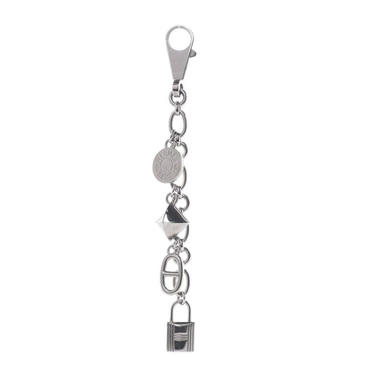 Hermes Palladium Olga Bag Charm Silver 1 of 3