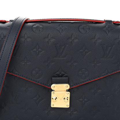 Louis Vuitton Empreinte Pochette Metis Marine Rouge 9 of 11