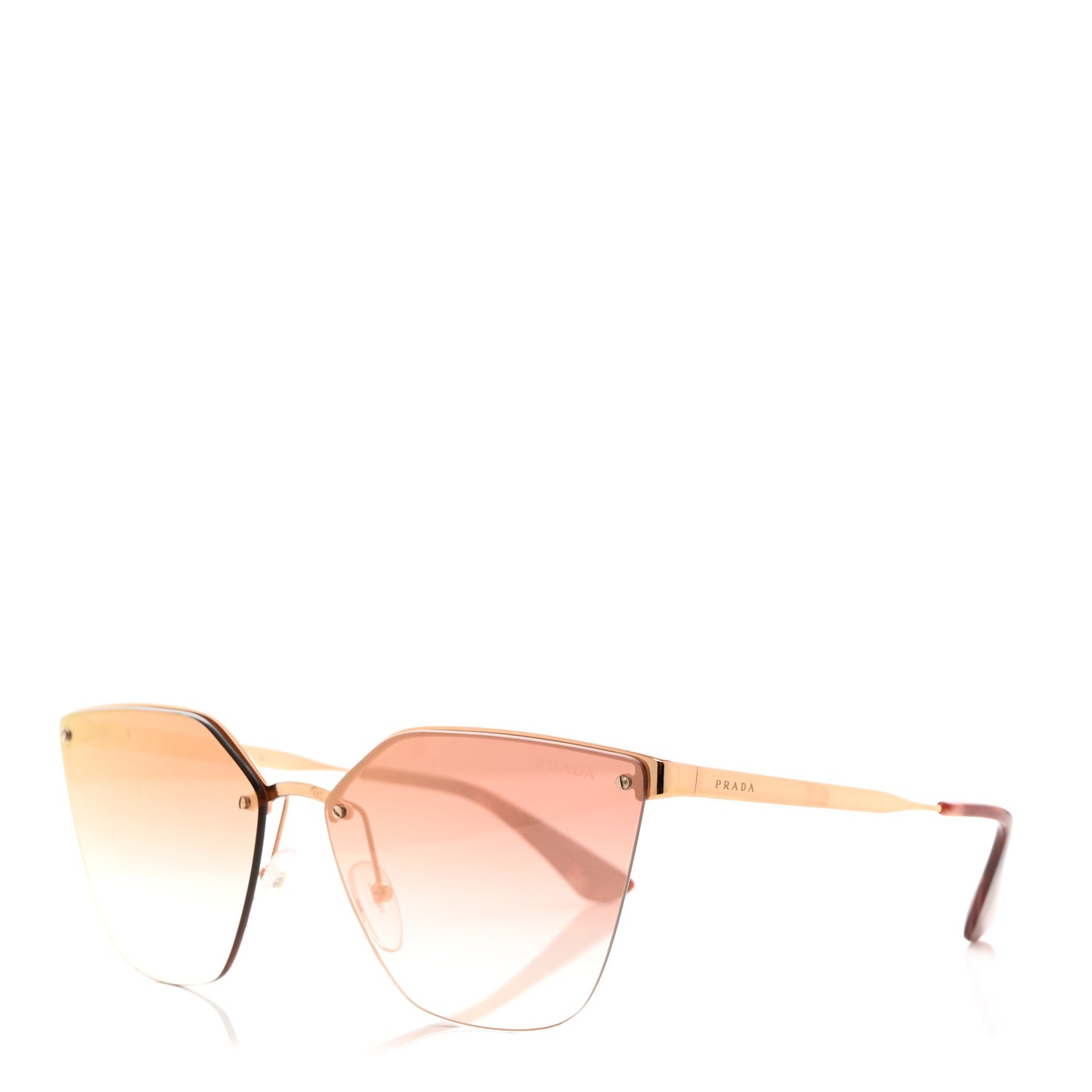 Cinema Cat Eye Sunglasses SPR 68T Pink Gold