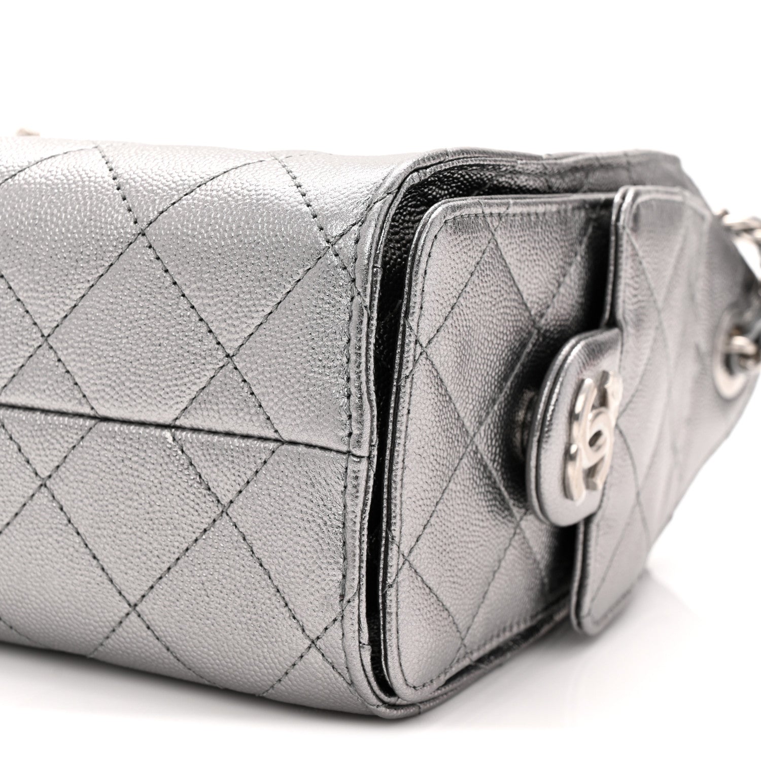CHANEL グレー レース 刺繍 ノースリーブ 38 シャネル ショルダーバッグ レディース グレー CHANEL AP3645 B14291