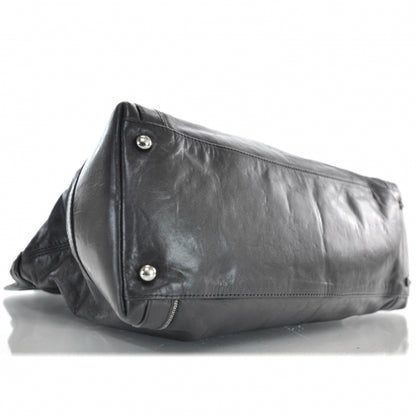 Chanel Leather Soho CC Shopper Tote Black 6 of 10