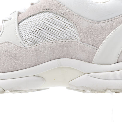 Chanel Suede Calfskin CC Sneakers 38.5 Pink White 19 of 29