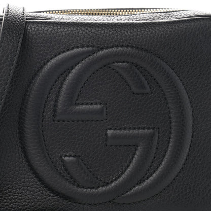Gucci Pebbled Calfskin Small Soho Disco Bag Black 8 of 11