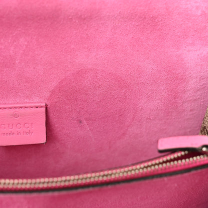 Gucci GG Supreme Monogram Small Dionysus Shoulder Bag Pink 11 of 14