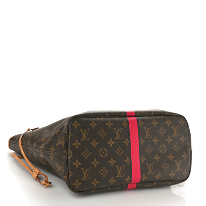 Louis Vuitton Monogram My LV Heritage Neverfull MM Fuchsia 4 of 9