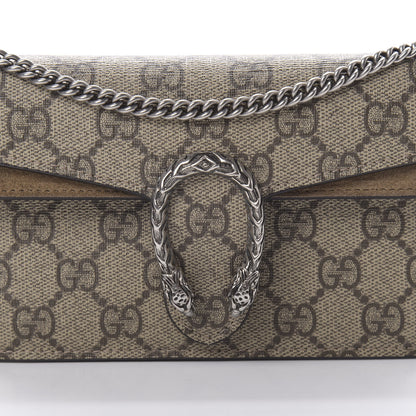 Gucci GG Supreme Monogram Super Mini Dionysus Shoulder Bag Taupe 7 of 15