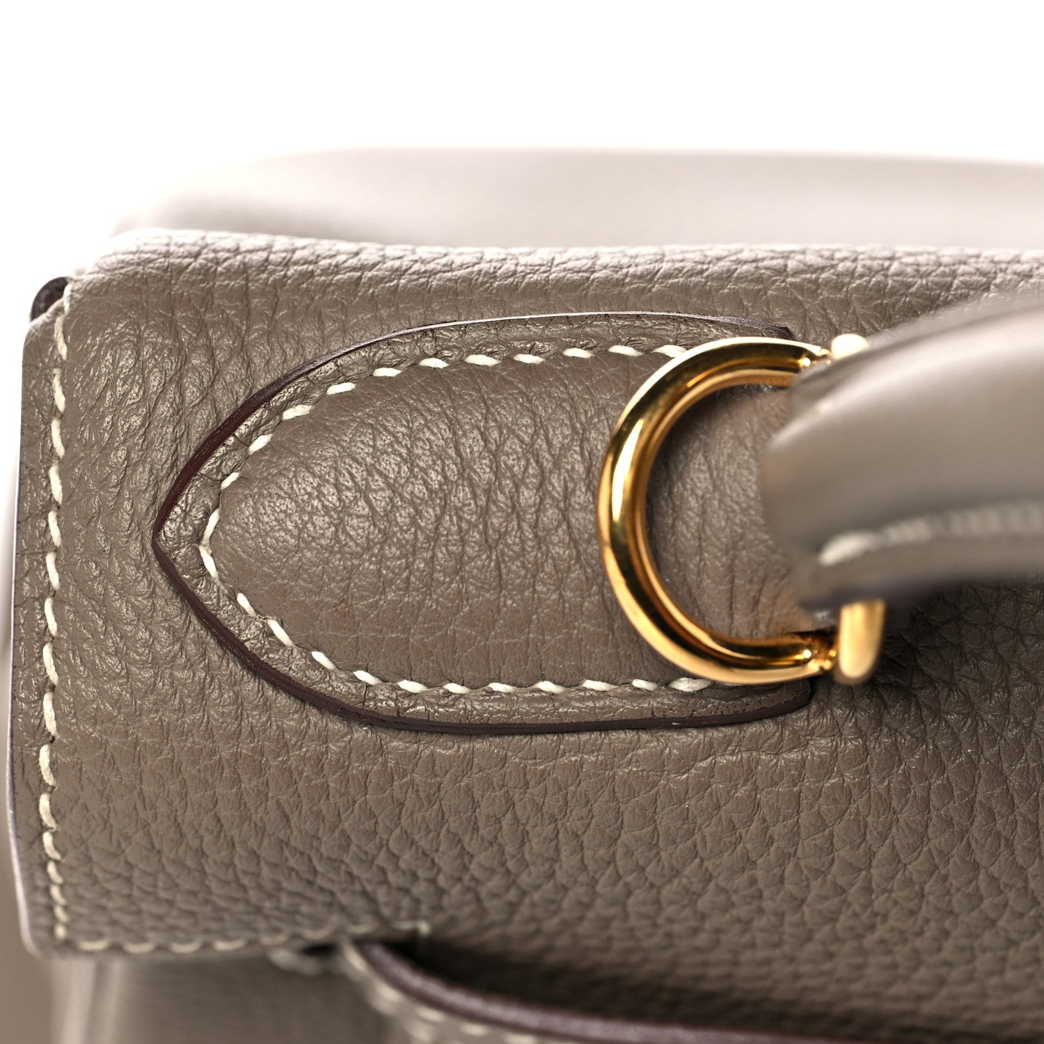 Hermes Togo Kelly Retourne 28 Etoupe 10 of 40