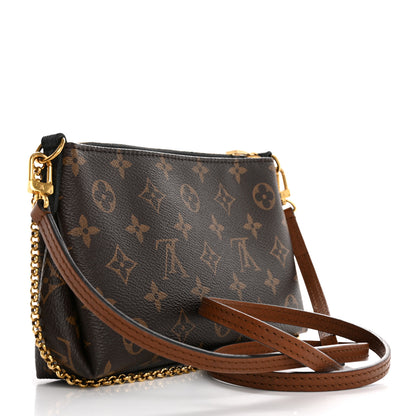 Louis Vuitton Monogram Pallas Clutch Black 3 of 14
