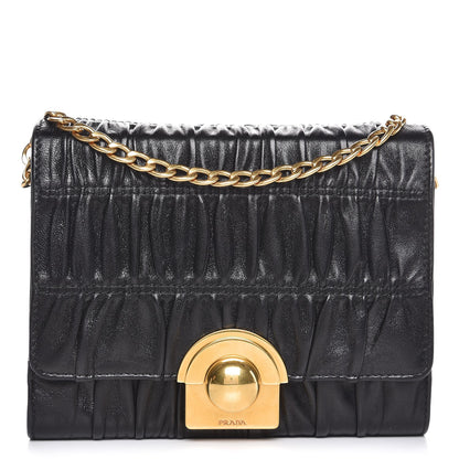 Prada Nappa Gaufre Crossbody Nero Black 1 of 8