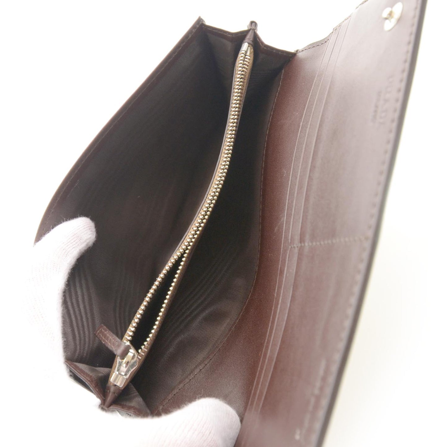 Jacquard Logo Wallet Brown