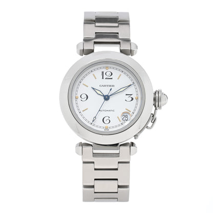 Cartier Stainless Steel 35mm Pasha C Automatic Watch 1 of 4