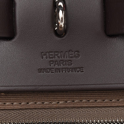 Hermes Vache Hunter Toile Herbag Zip 31 PM Etoupe Ebene 6 of 10