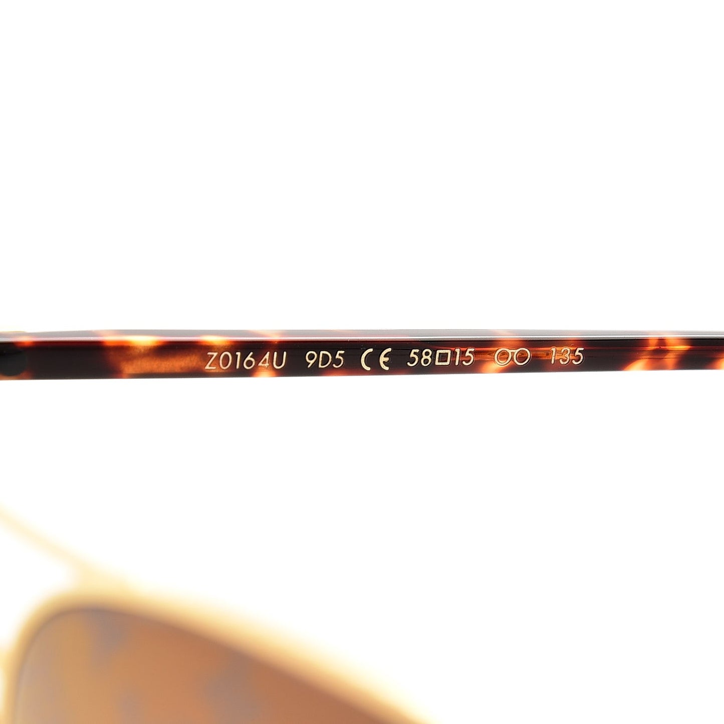 Conspiration Pilote Sunglasses Z0164U Gold