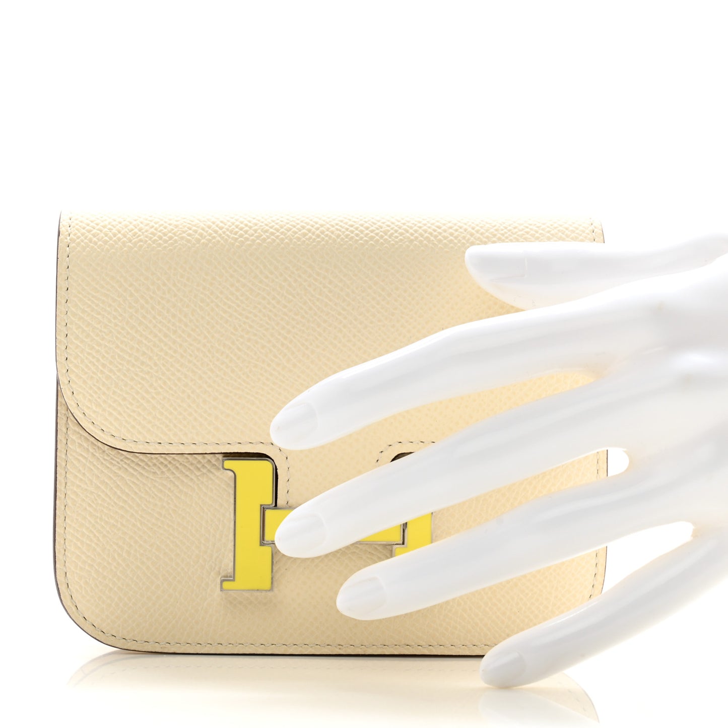 Epsom Constance Slim Wallet Nata Jaune Soleil