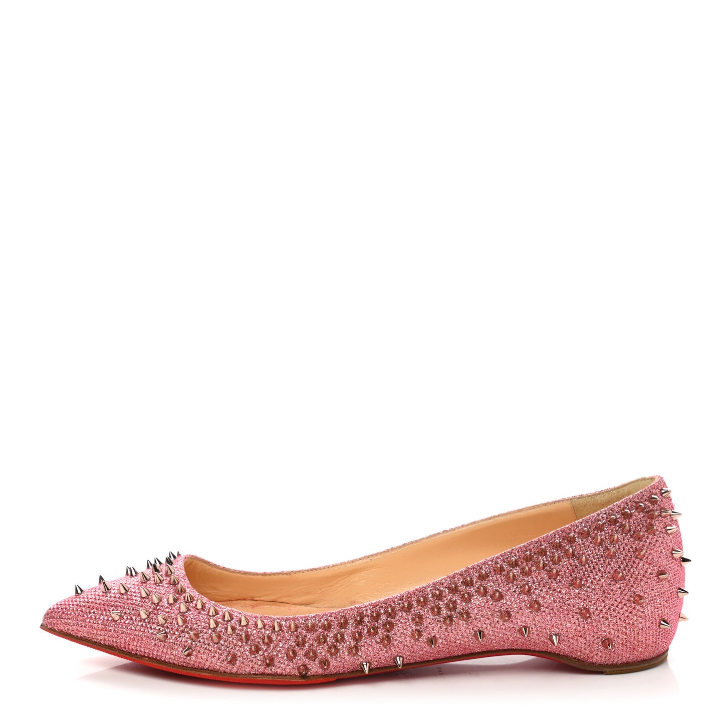 Glitter Diams Follies Spikes Flats 38 Pink