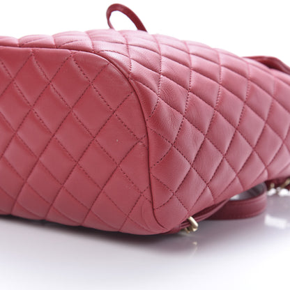 Chanel Lambskin Quilted Small Urban Spirit Backpack Red 9 of 11