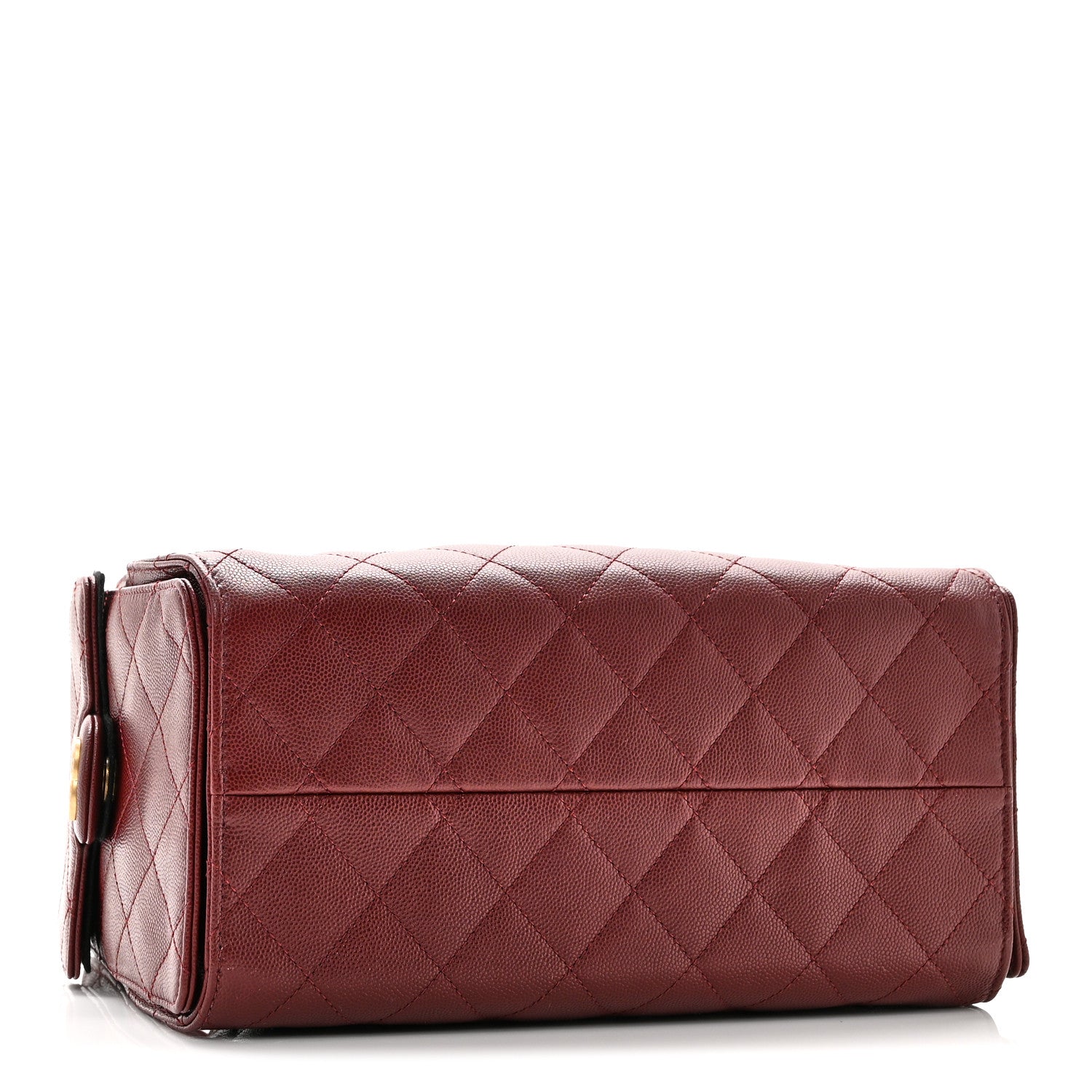 Chanel Caviar Quilted Small Chanel 25 Handbag Burgundy 4 of 10
