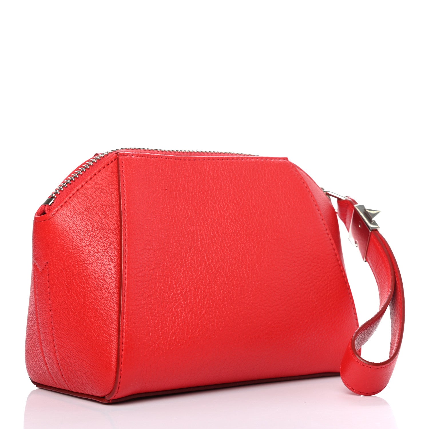 Givenchy Sugar Goatskin Small Antigona Beauty Wristlet Red 3 of 9