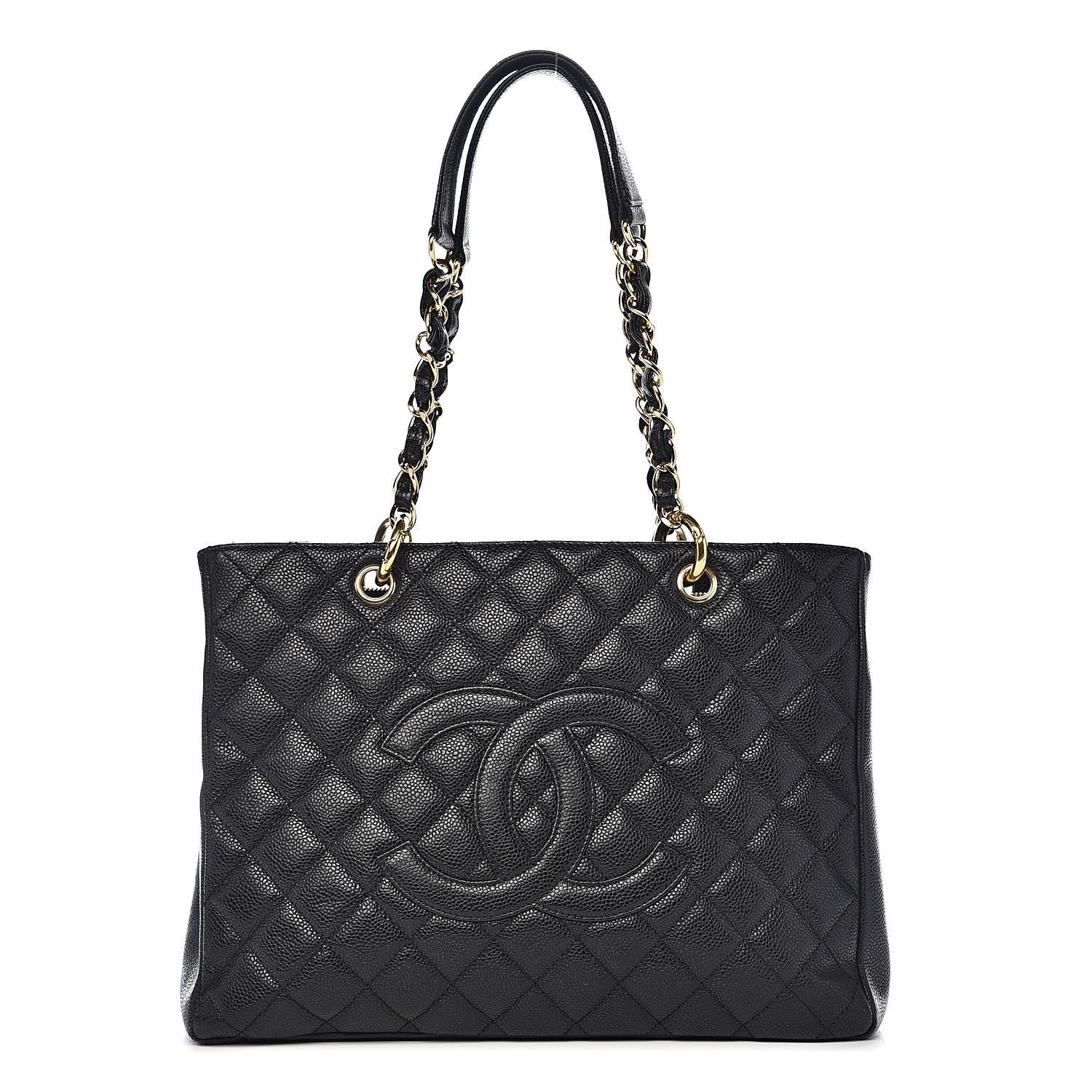 Chanel Caviar Quilted Grand Shopping Tote GST Black 1 of 11