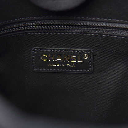 Chanel Mixed Fibers Calfskin Mini Deauville Tote Black 6 of 10