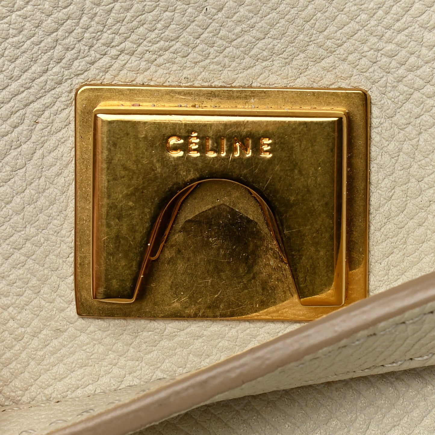 Grained Calfskin Micro Belt Bag Linen