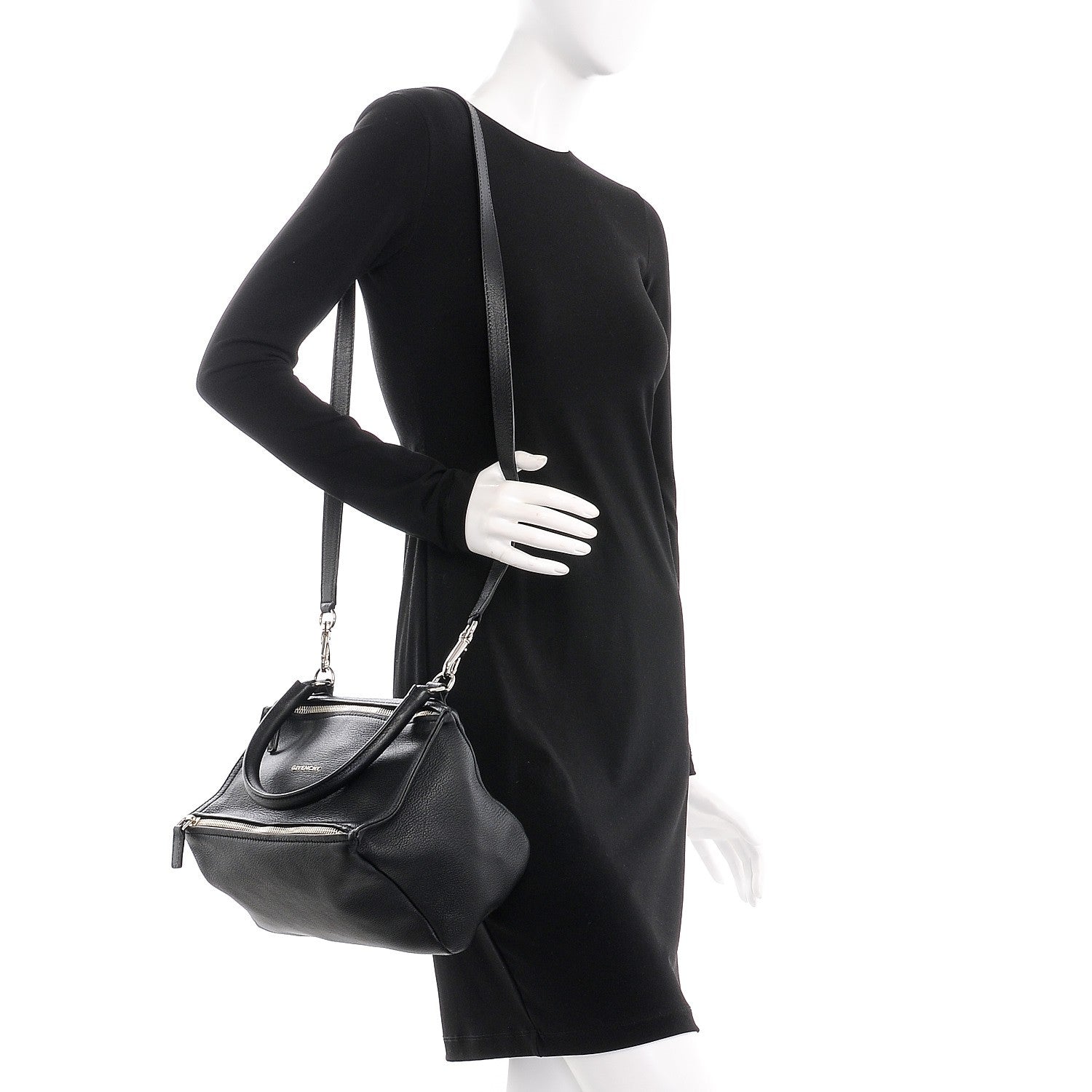 Givenchy Sugar Goatskin Small Pandora Black 2 of 8