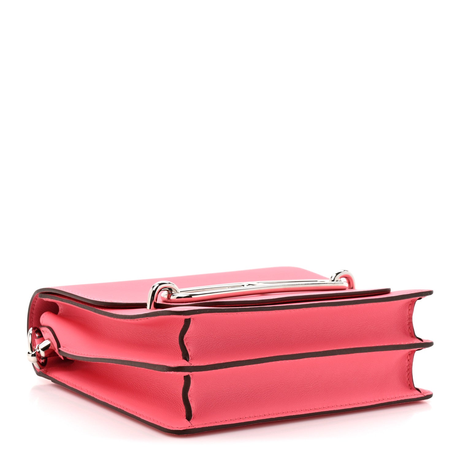 Hermes Swift Mini Sac Roulis Rose Azalee 4 of 11