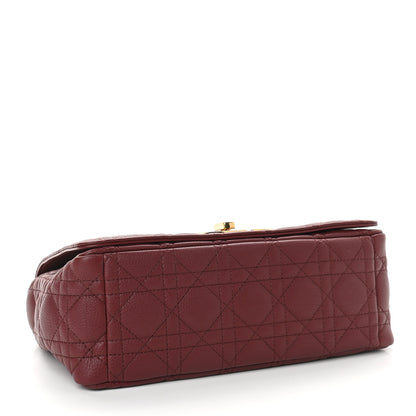 Christian Dior Calfskin Cannage Medium Caro Bag Brick Red 4 of 9