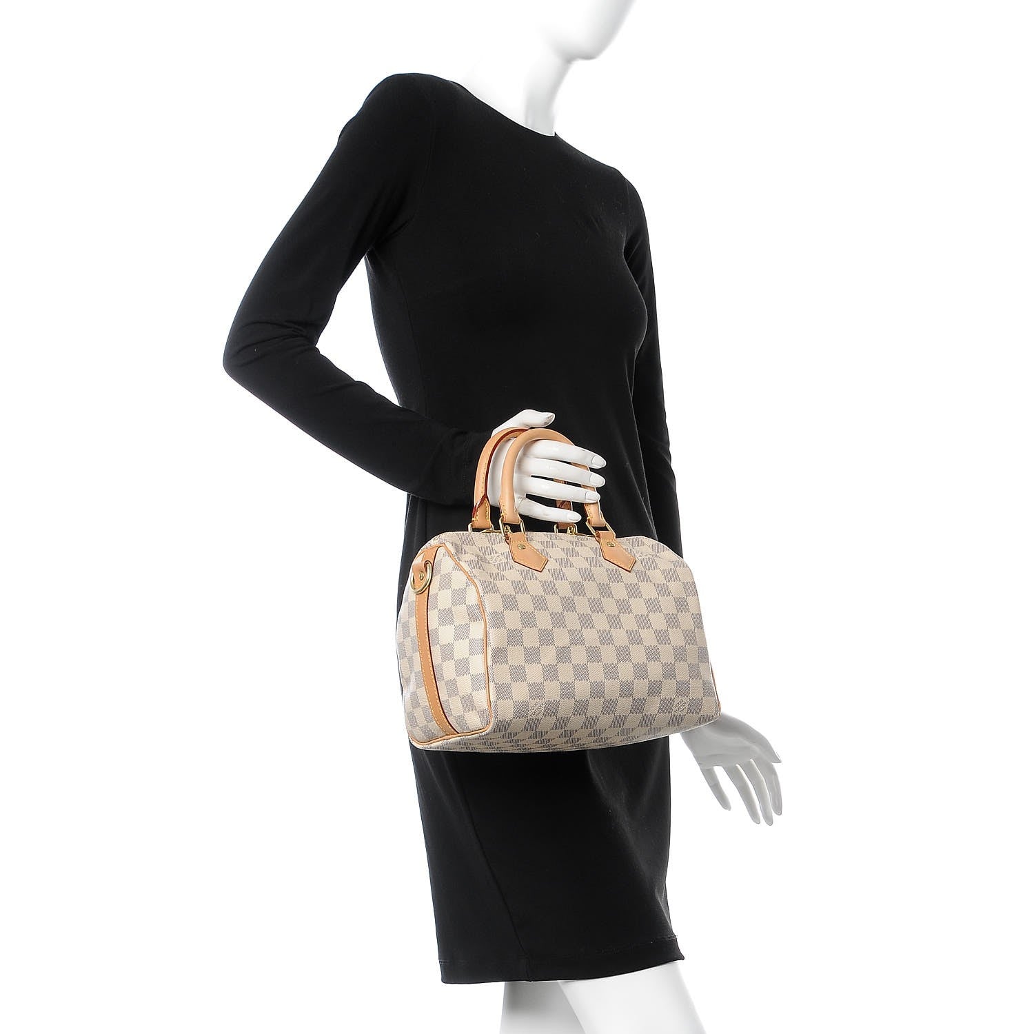 Louis Vuitton Damier Azur Speedy Bandouliere 25 2 of 7